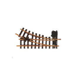 LGB 18050 Scambio Manuale Destro R5 15° Per Ferrovia Da Giardino – Binario 600mm
