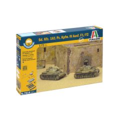 Italeri 0223 1:35 Dt. Sd.Kfz.167 Sturmgeschütz IV – Model making, building kit, model making, DIY, hobby, gluing, plastic building kit, faithful to detail, tank kit