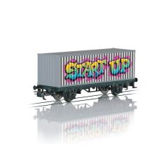 Modellismo Ferroviario H0 - Carro Basso Rlmms Con Carico Agricolo Flyl ASW 271 E Paglia - Start Up 00740-01