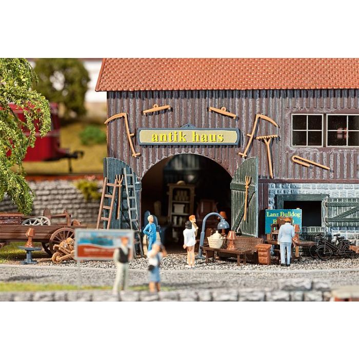 FALLER B-276 A MAQUETTE MONTÉE D'UNE FERME AVEC SA GRANGE H0 | eBay