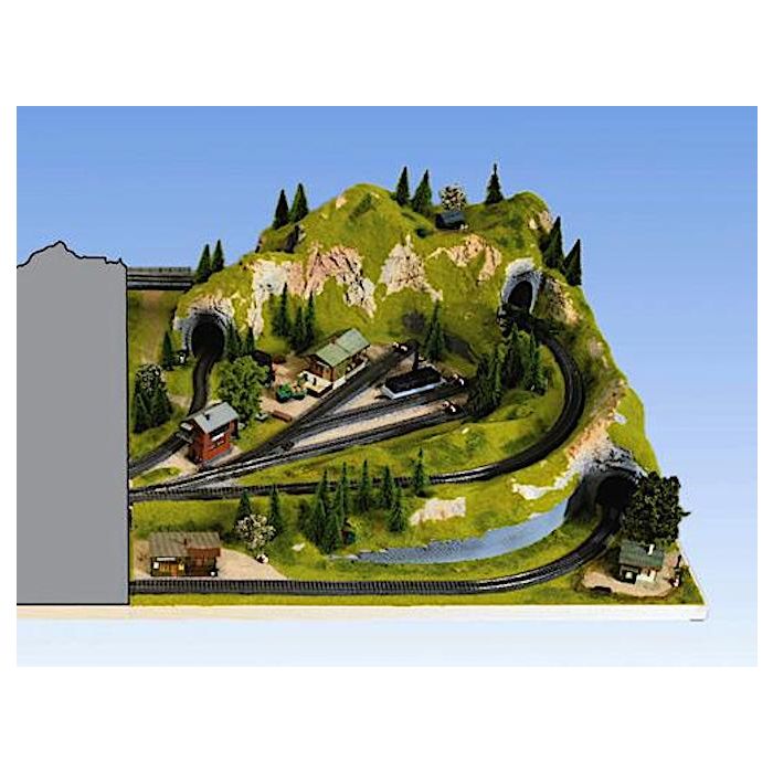Albero Con Panca Noch 21642 HO – Accessorio Dipinto Per Modellismo Ferroviario E Diorami