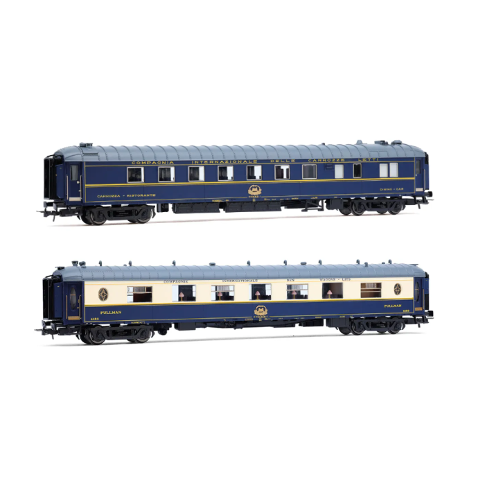 Rivarossi HR4428 - Set di 2 carrozze Milano–Napoli, CIWL | Artuffo